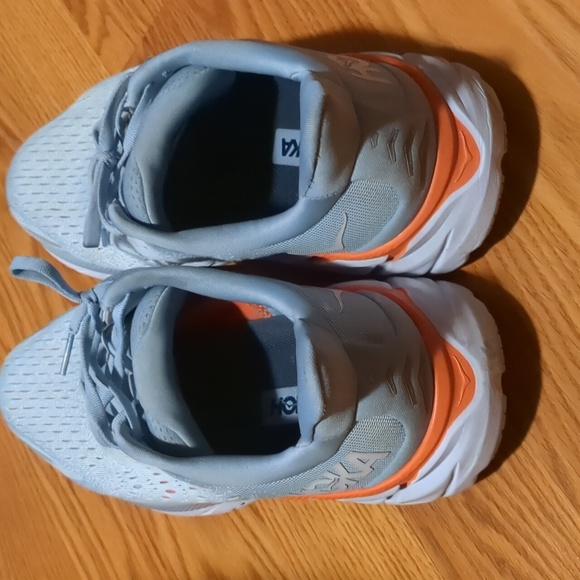 Hoka One One Clifton 8 Blue Fog Plein Air Running Shoe Women’s Size 10 D - Picture 9 of 14